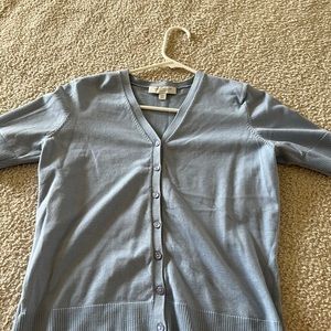 ann taylor button down